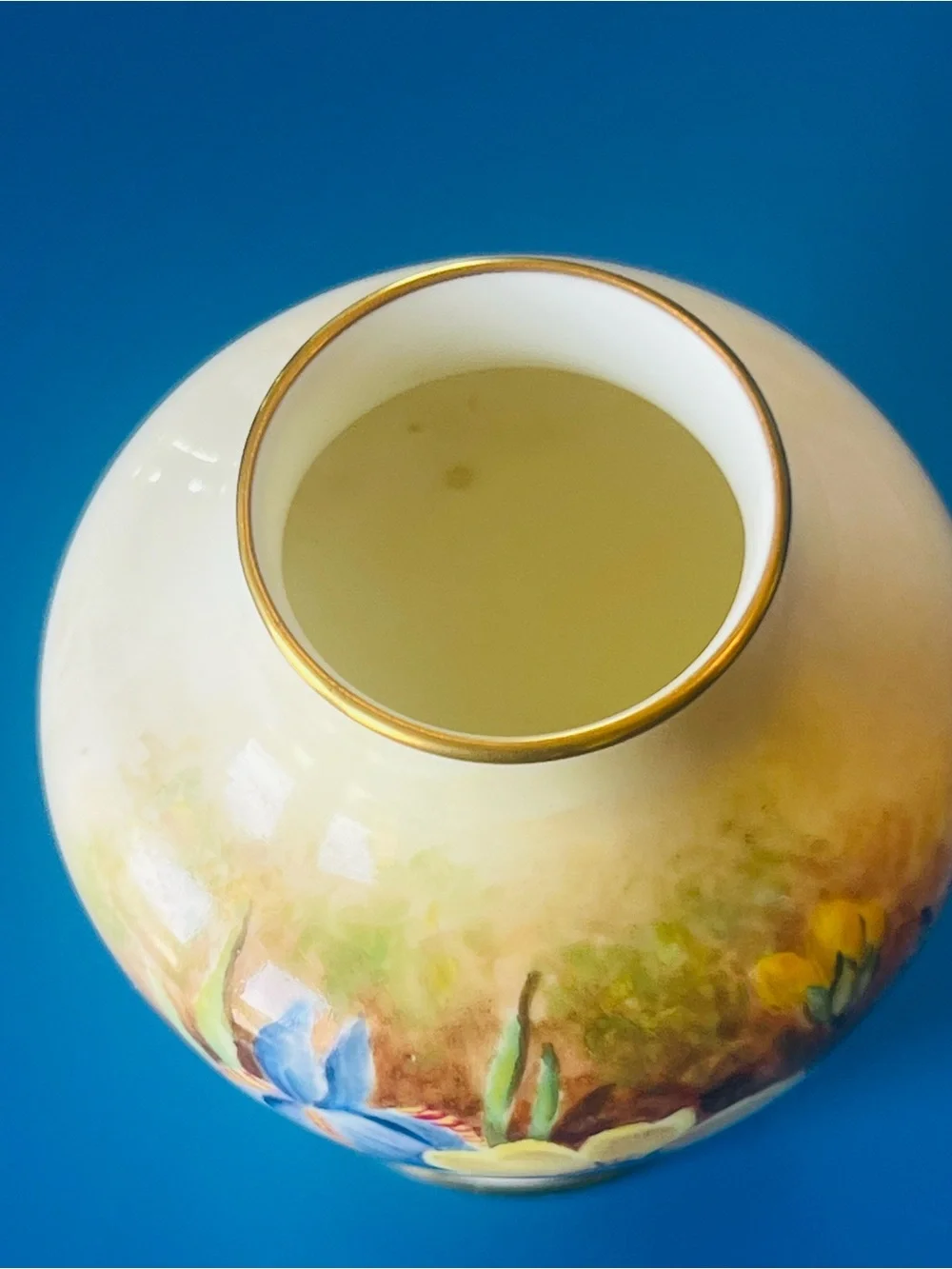 Royal Worcester Vase Hand Painted Artist Signed